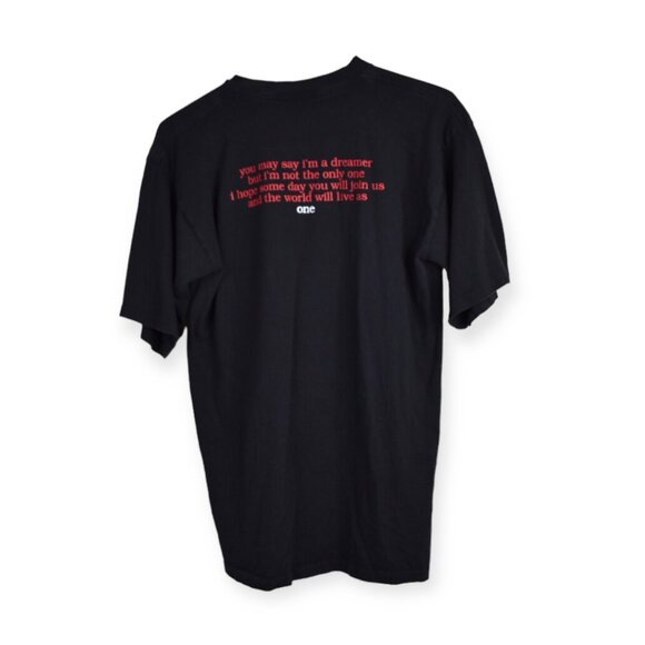 John Lennon Tee L Adult Unisex Vintage Graphic Shirt Dreamer 100% Cotton - Picture 7 of 8